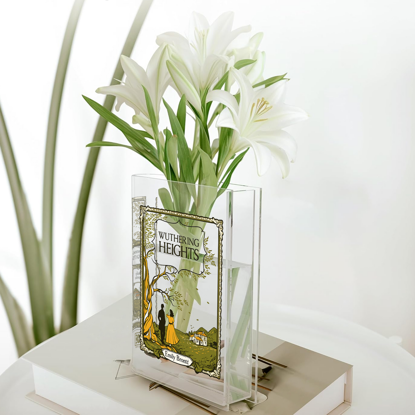Wuthering Heights Acrylic Book Vase