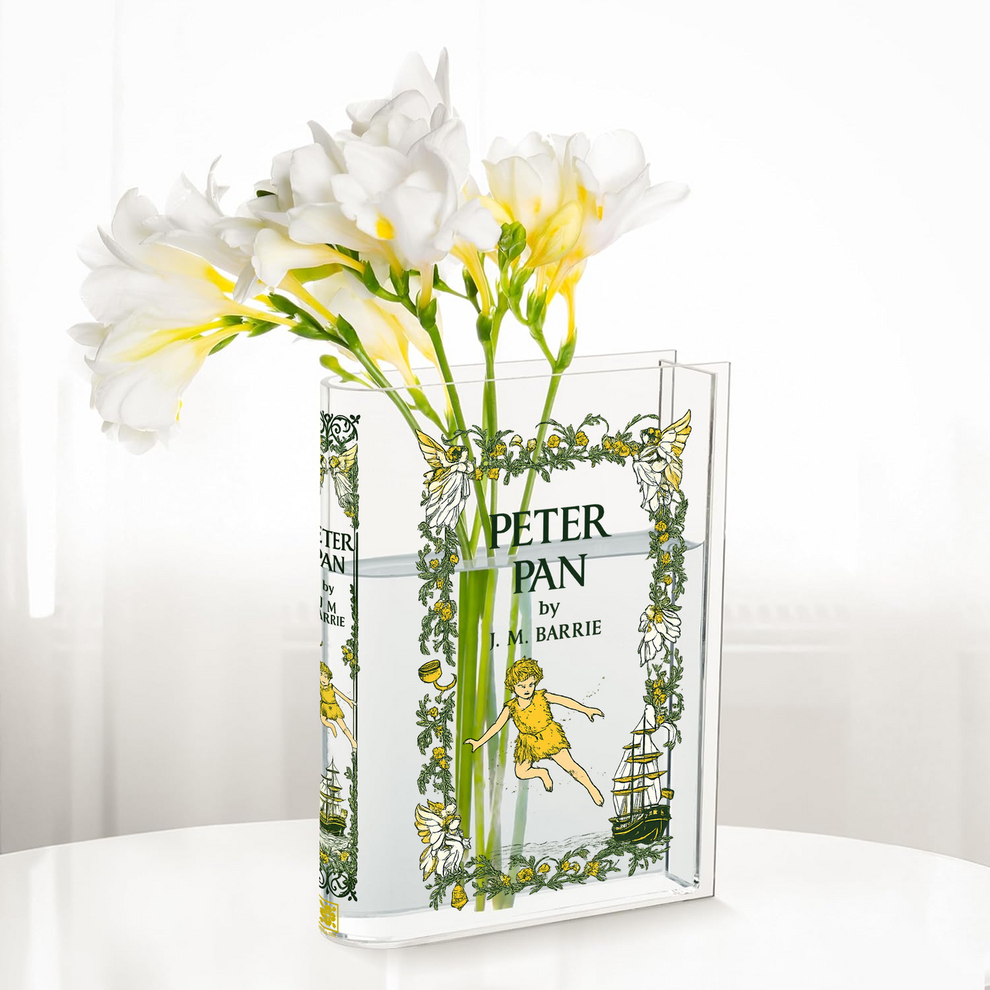 Peter Pan Acrylic Book Vase