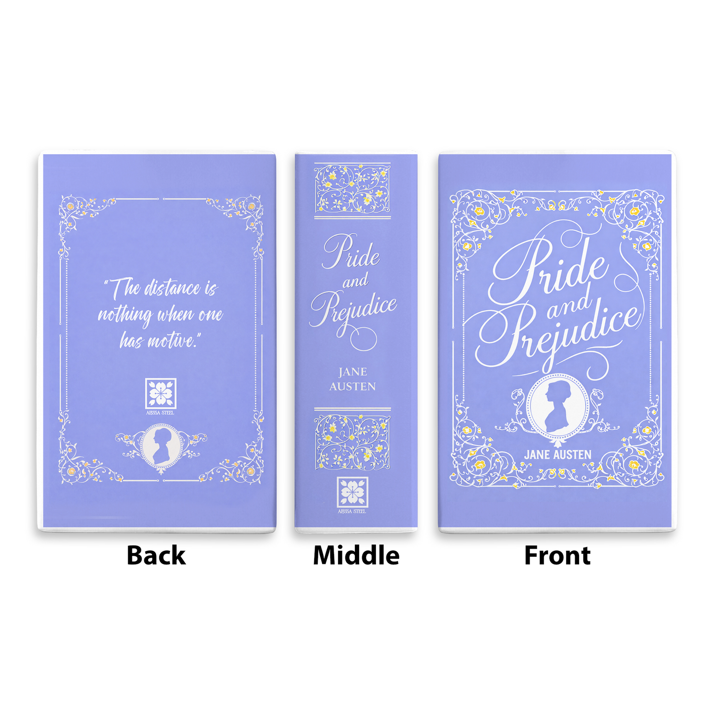 Pride and Prejudice Ceramic Book Vase