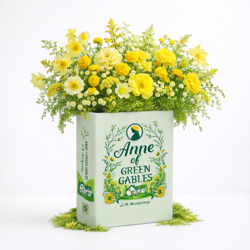 Anne of Green Cables Ceramic Book Vase