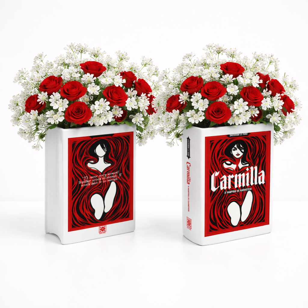 Carmilla ll Ceramic Book Vase