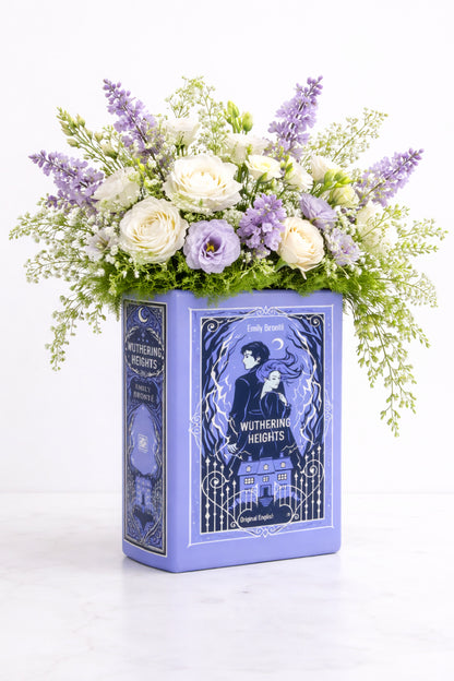 Wuthering Heights Ceramic Book Vase