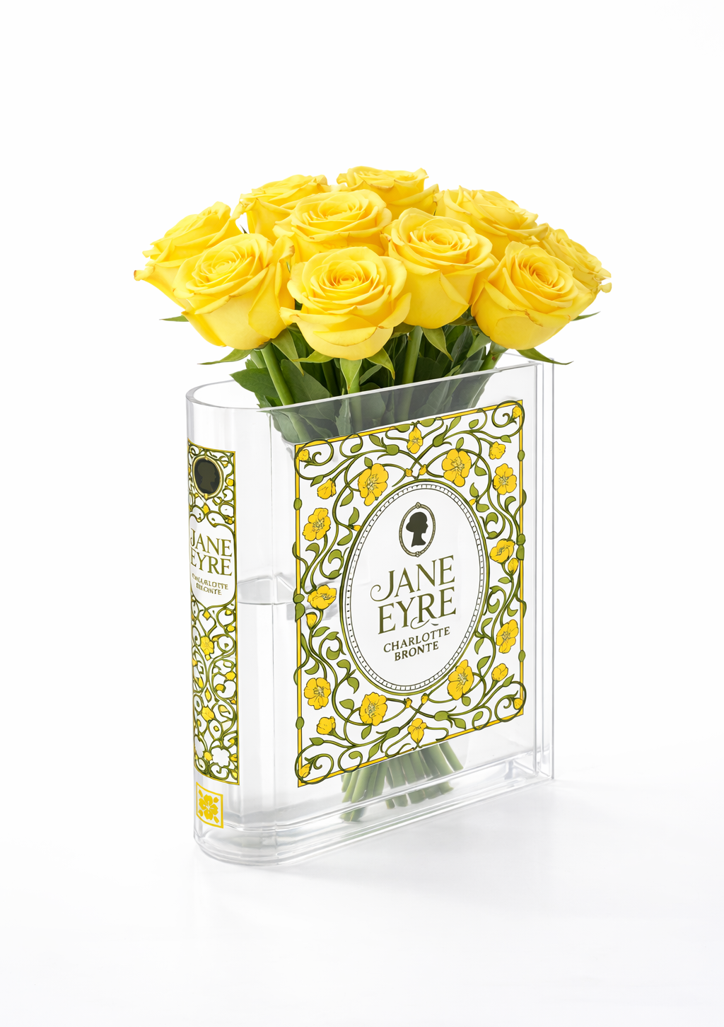 Jane Eyre Acrylic Book Vase