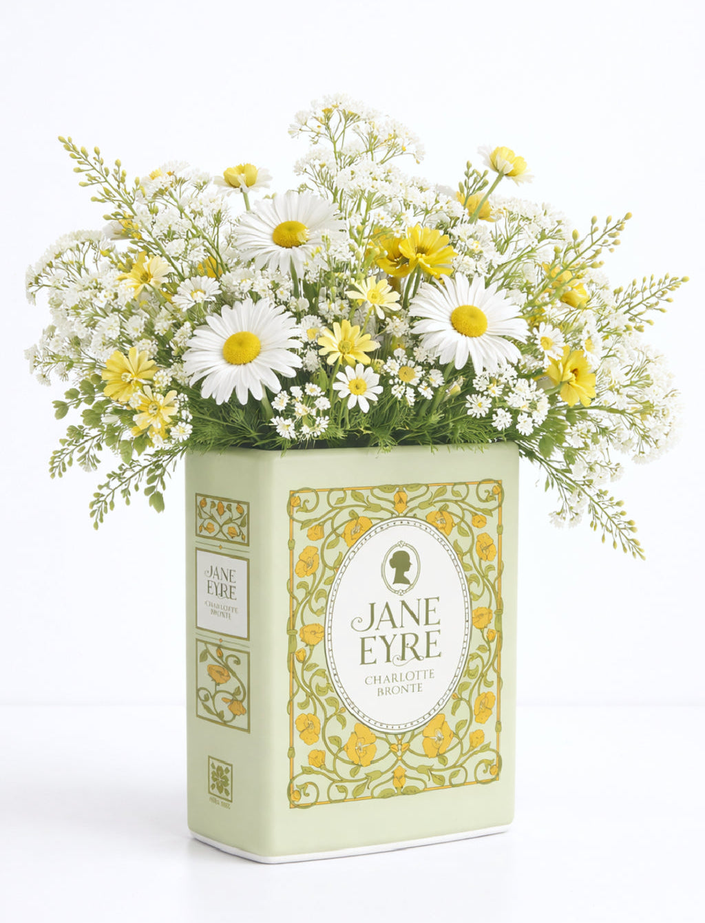 Jane Eyre Ceramic Book Vase