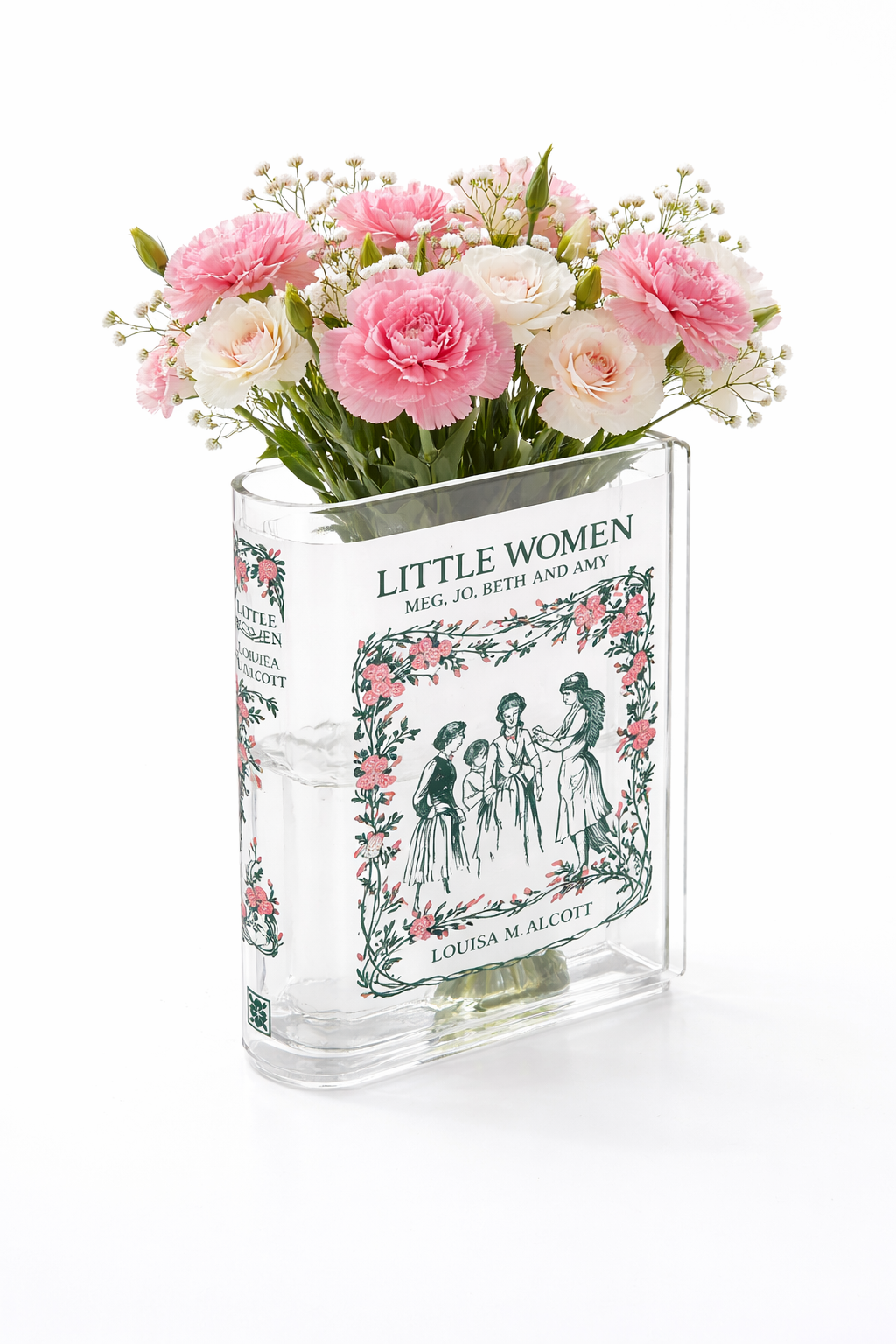 Little Women Acrylic Book Vase