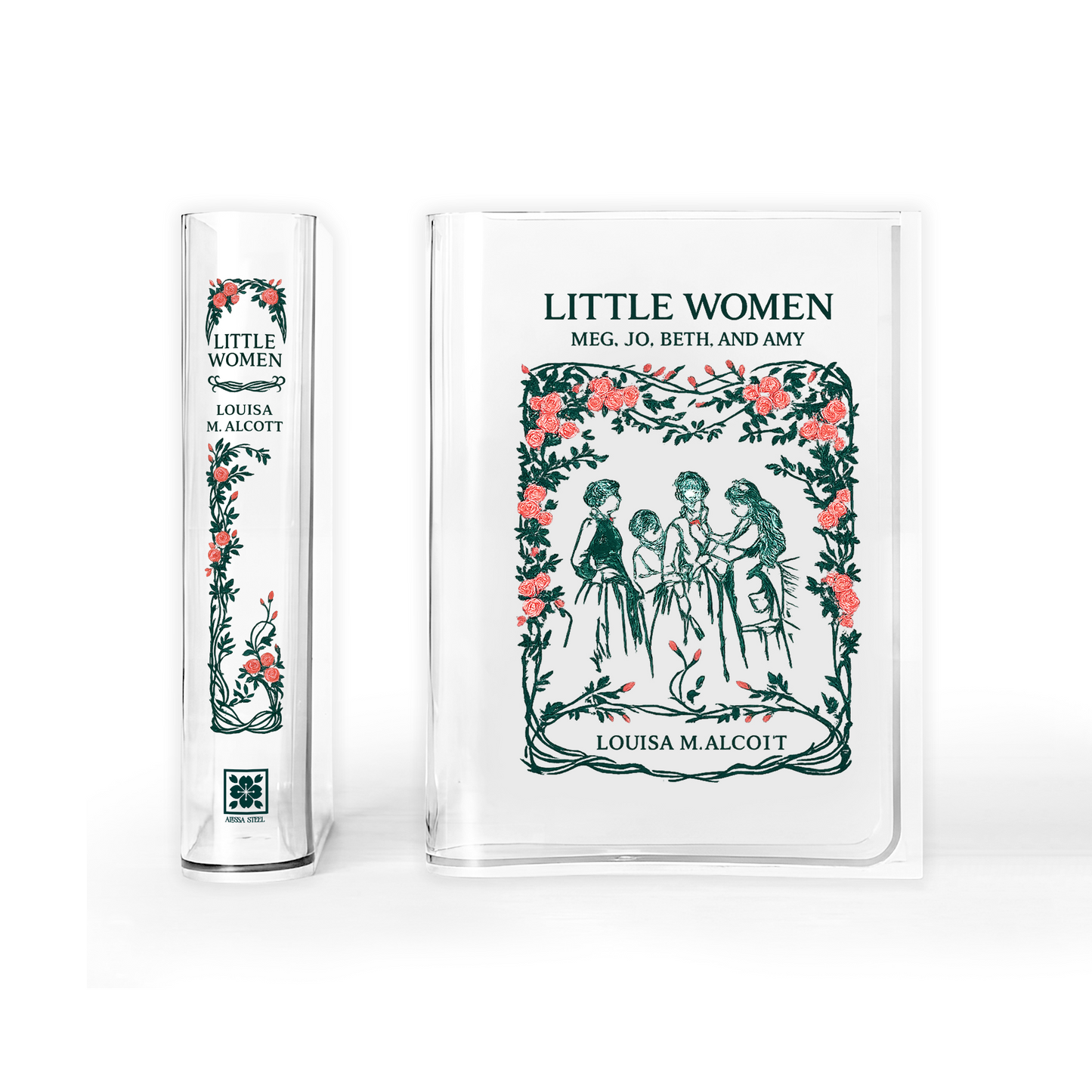 Little Women Acrylic Book Vase