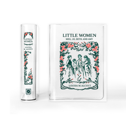 Little Women Acrylic Book Vase