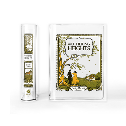 Wuthering Heights Acrylic Book Vase