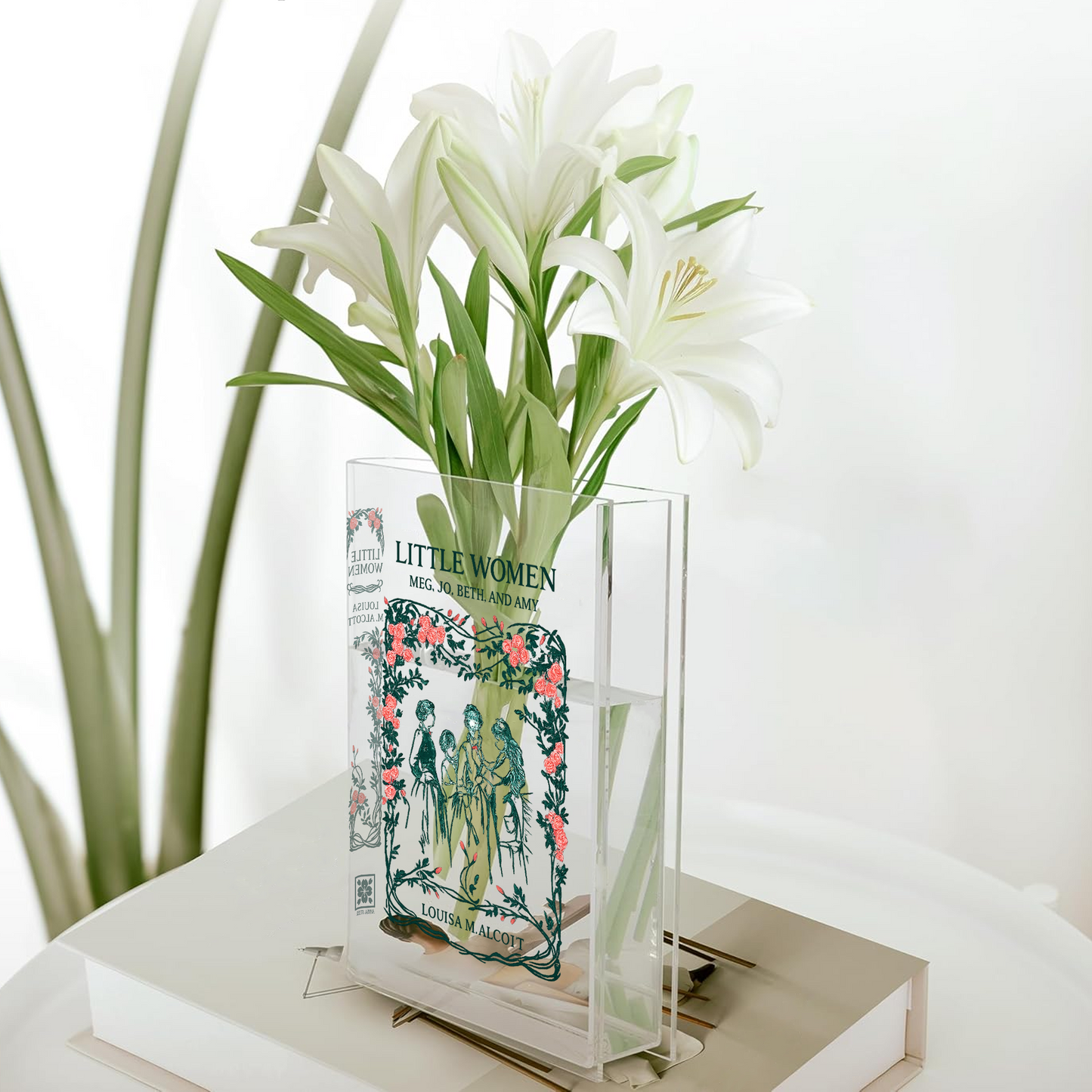 Little Women Acrylic Book Vase