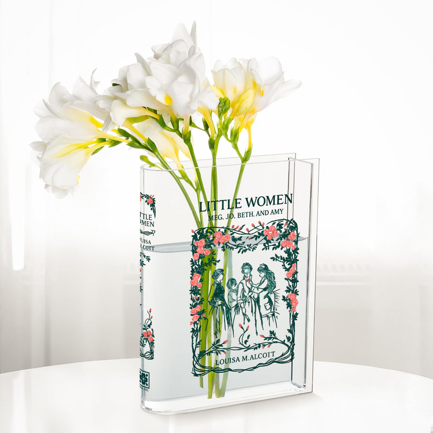 Little Women Acrylic Book Vase