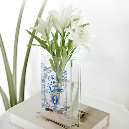 Pride and Prejudice Acrylic Book Vase