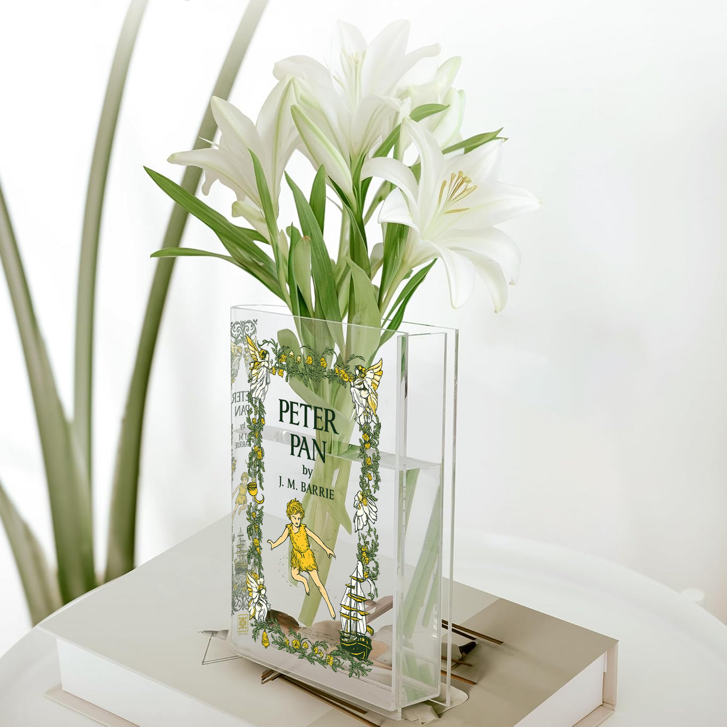 Peter Pan Acrylic Book Vase