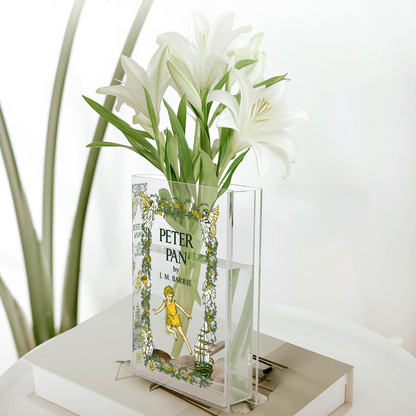 Peter Pan Acrylic Book Vase