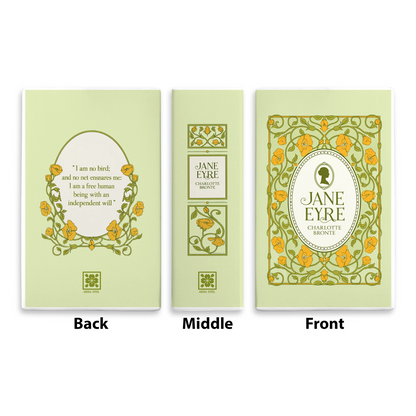 Jane Eyre Ceramic Book Vase
