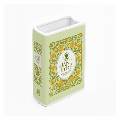 Jane Eyre Ceramic Book Vase