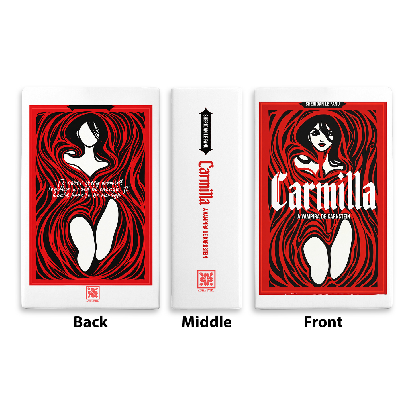 Carmilla ll Ceramic Book Vase