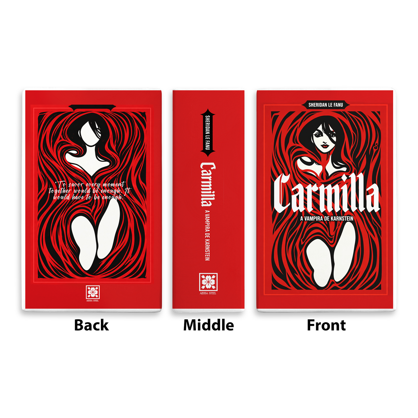 Carmilla Ceramic Book Vase