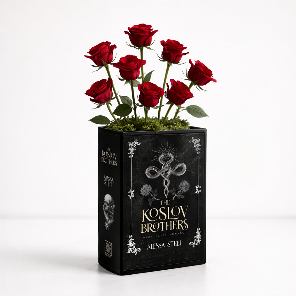 The Koslov Brothers Ceramic Book Vase