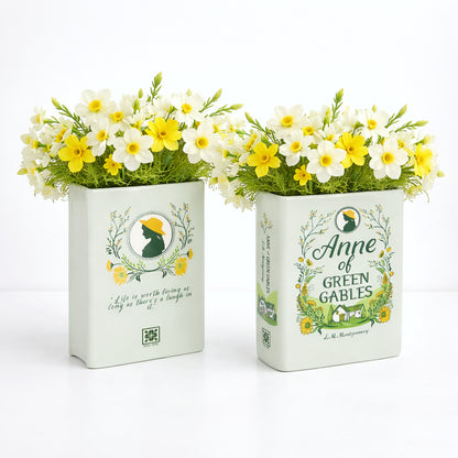 Anne of Green Cables Ceramic Book Vase