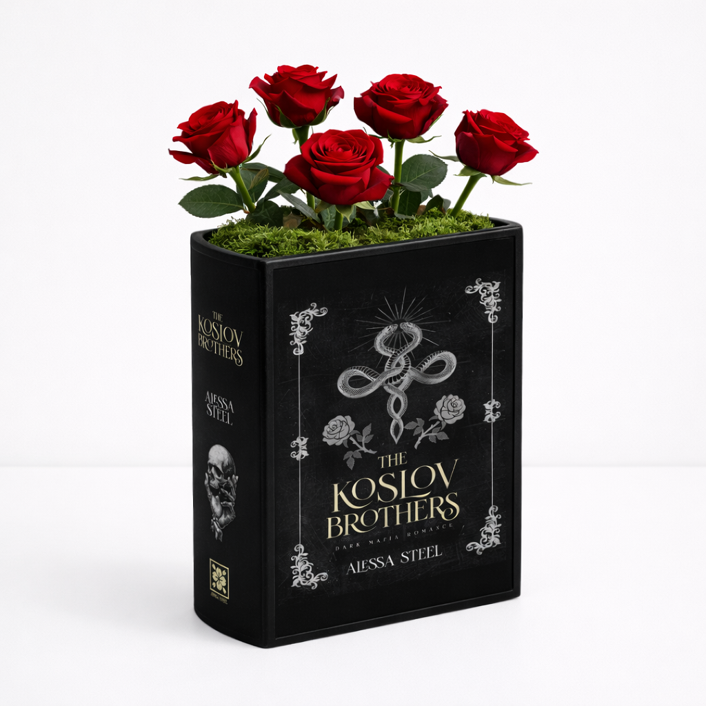 The Koslov Brothers Ceramic Book Vase