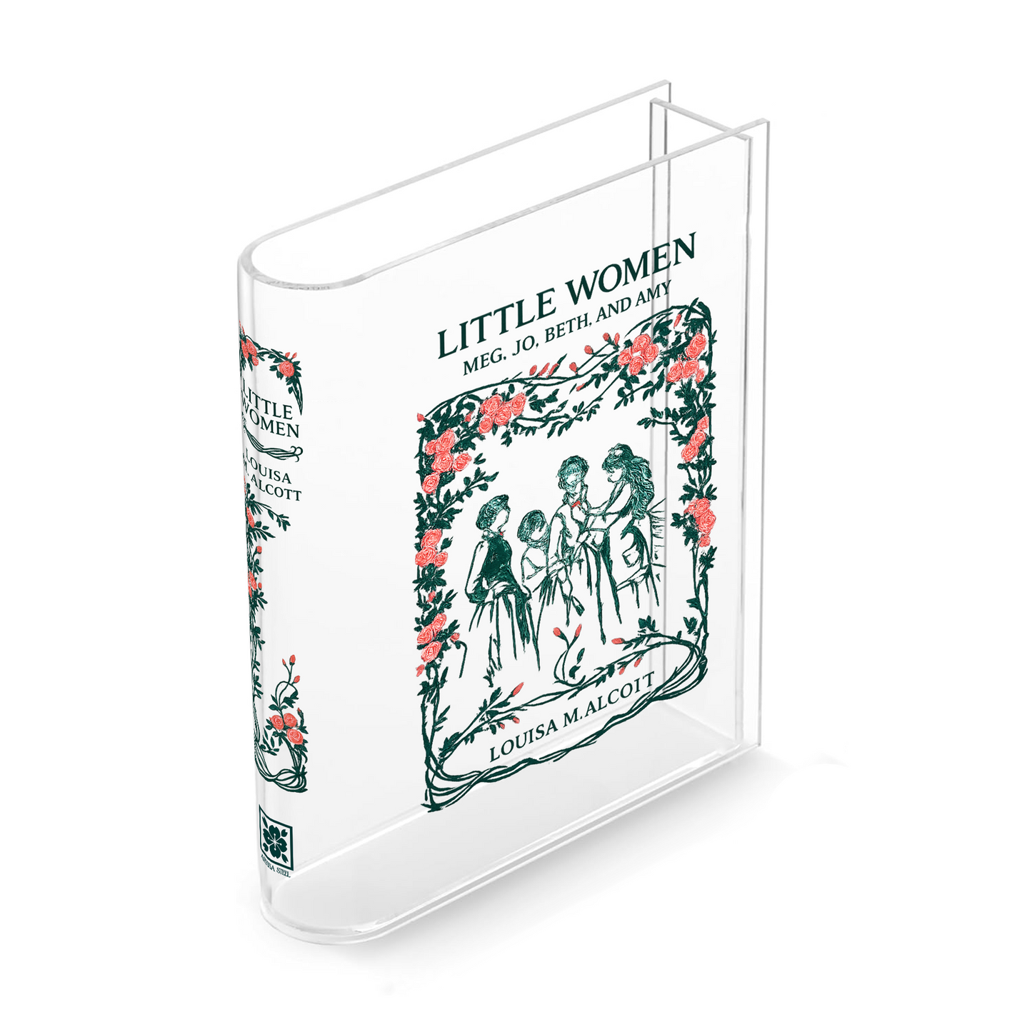 Little Women Acrylic Book Vase
