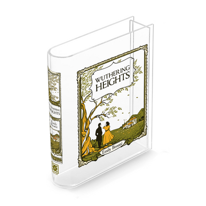 Wuthering Heights Acrylic Book Vase