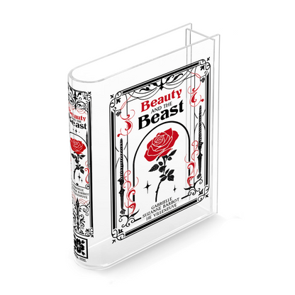 Beauty and the Beast Acrylic Book Vase