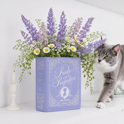 Pride and Prejudice Ceramic Book Vase