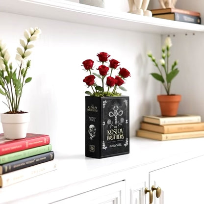 The Koslov Brothers Ceramic Book Vase