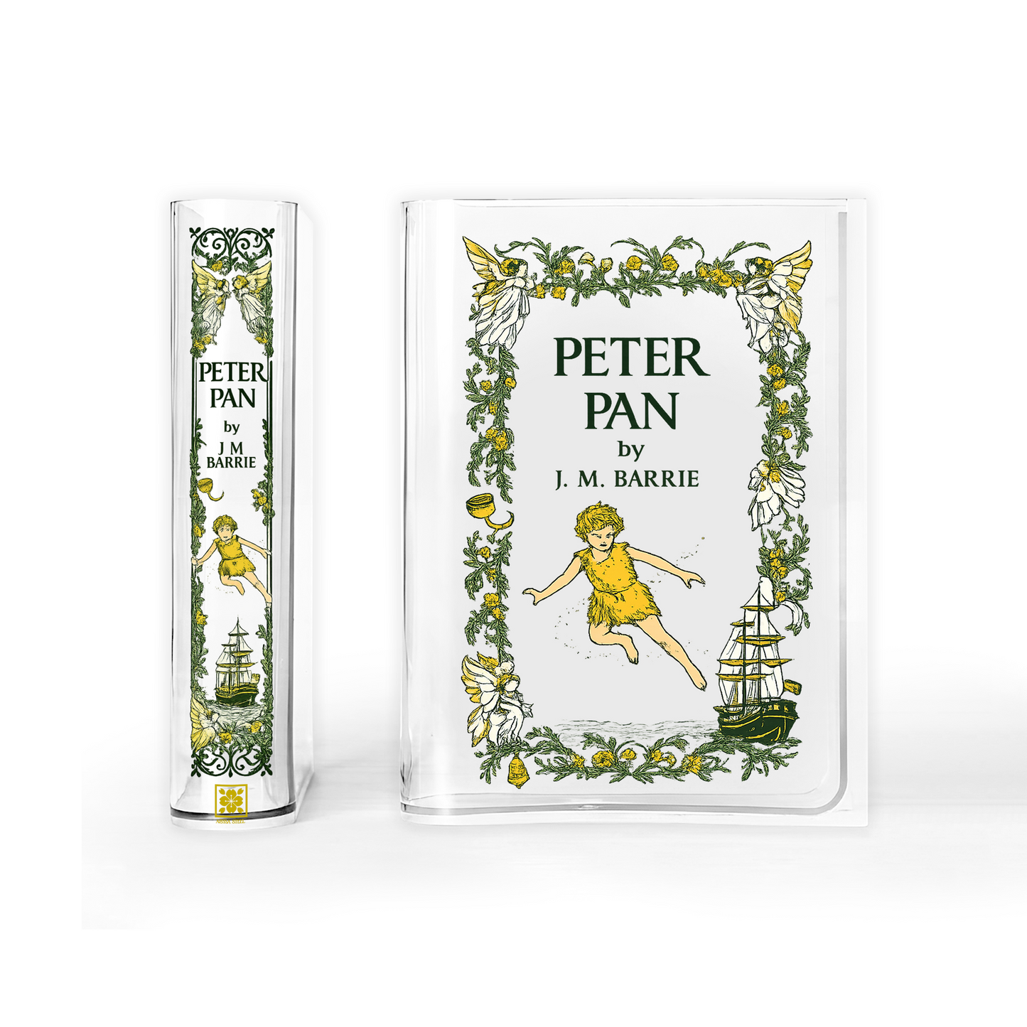 Peter Pan Acrylic Book Vase